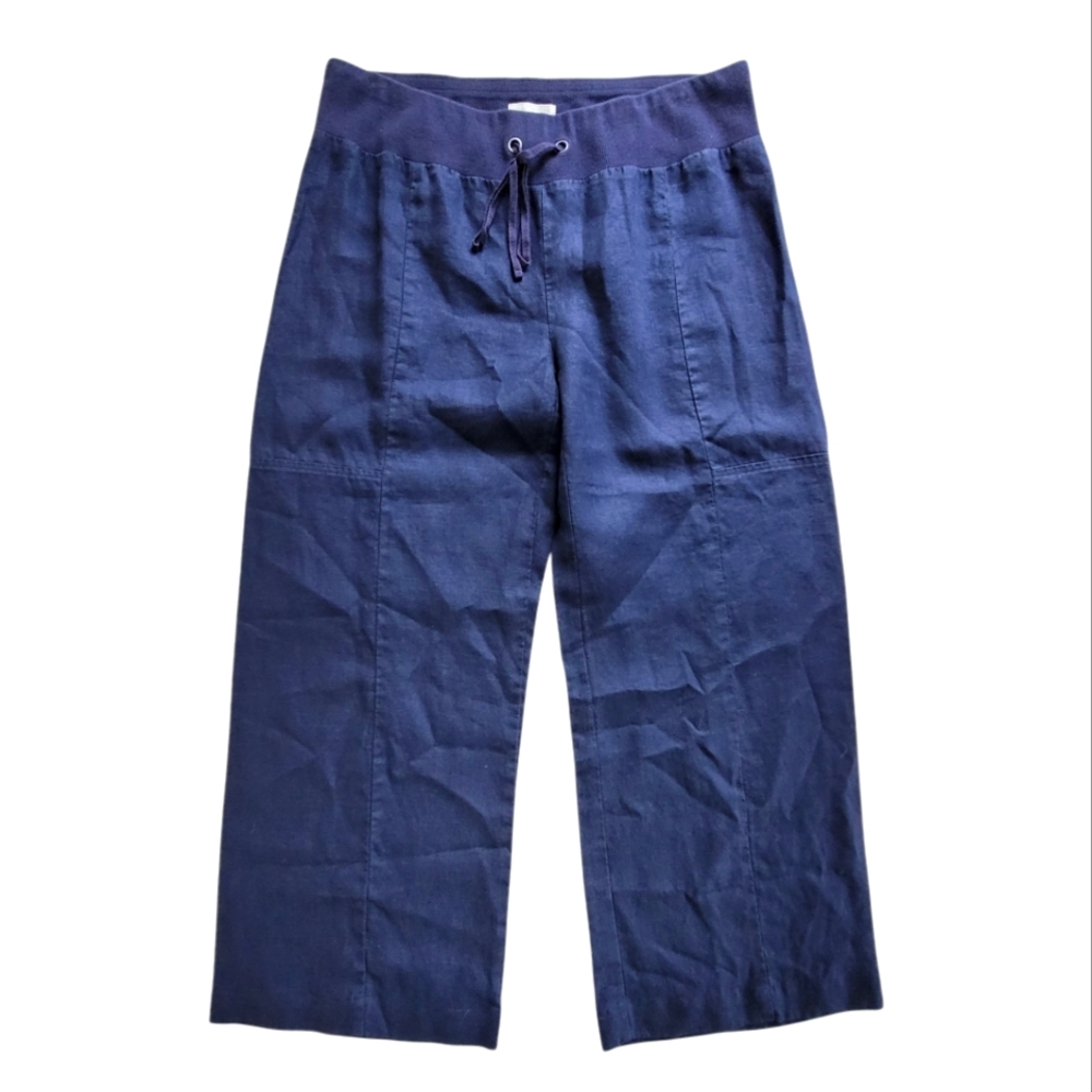 Eileen Fisher Navy Wide Leg Pants